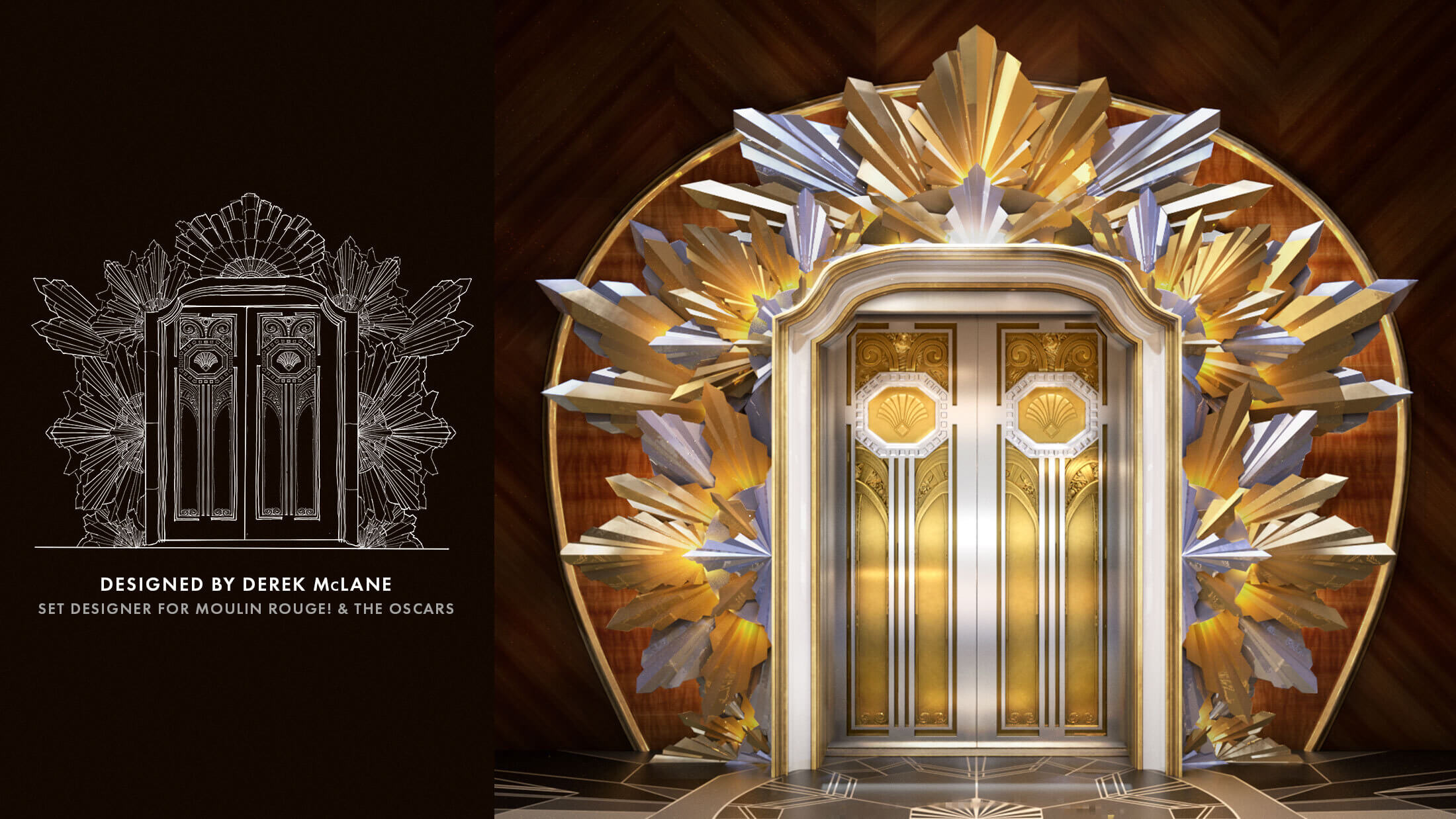 InStyle Golden Globes Elevator Social Lens