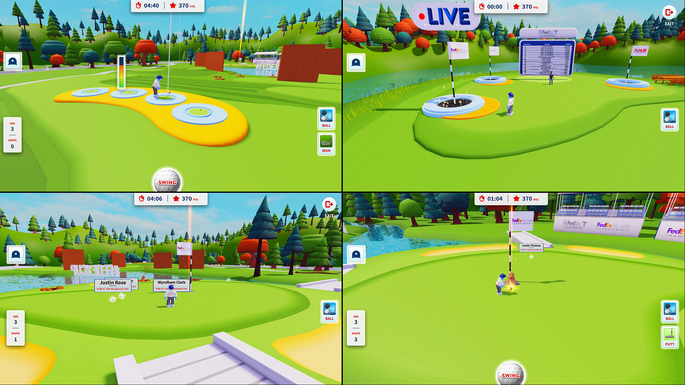 Experience the FedExCup Playoffs virtually through PGA TOUR Scramble on  Roblox